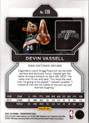 2021 Panini Prizm Blue Devin Vassell
