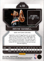 2021 Panini Prizm Blue Devin Vassell #130