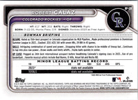 2024 Bowman Prospects Robert Calaz #BP-131