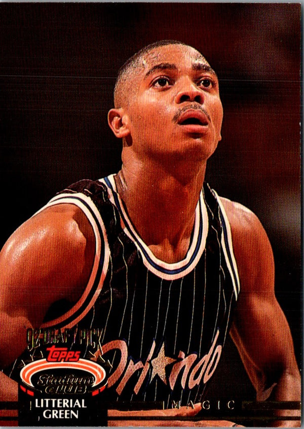 1992 Stadium Club Members Only Litterial Green #243