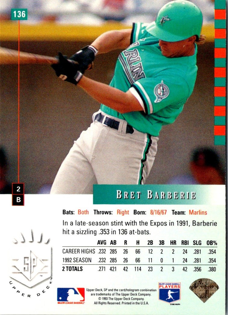 1993 SP Bret Barberie