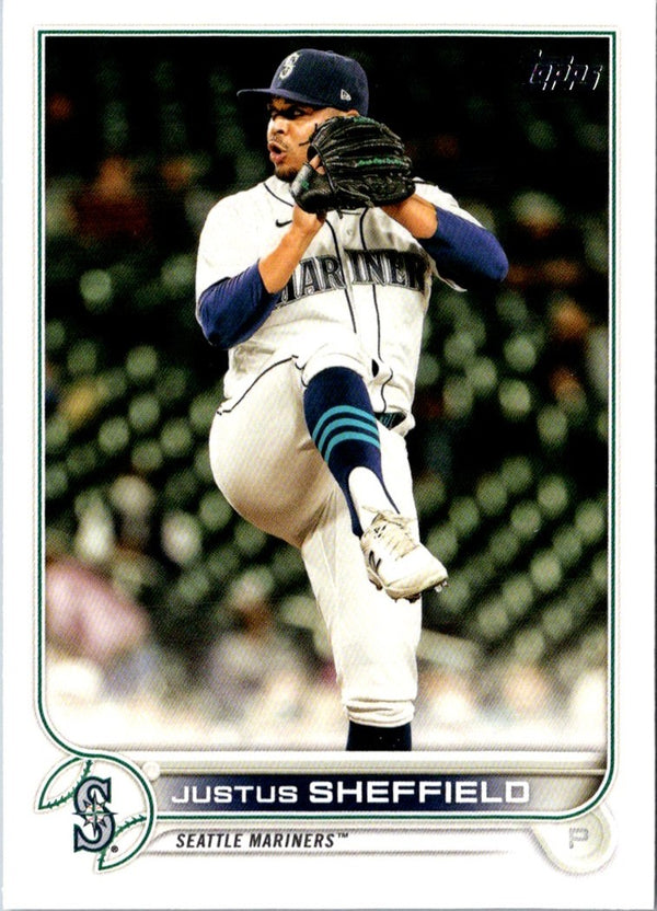 2022 Topps Justus Sheffield #587