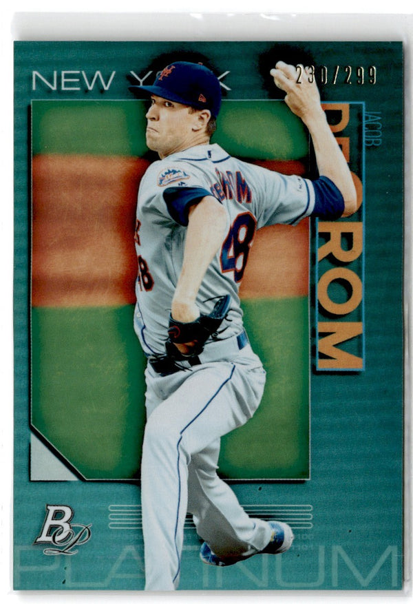 2020 Bowman Platinum Blue Jacob deGrom #79 /299