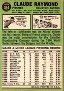 1967 Topps Claude Raymond