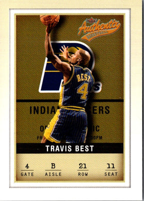 2001 Fleer Authentix Travis Best #21