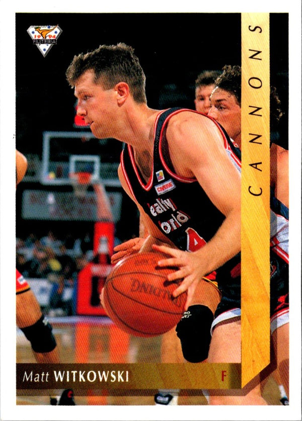 1994 Australian Futera NBL Matt Witkowski #16