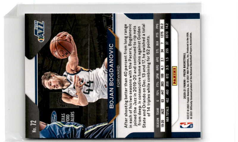 2020 Panini Prizm Bojan Bogdanovic