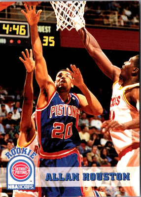 1993 Hoops Allan Houston #332 Rookie