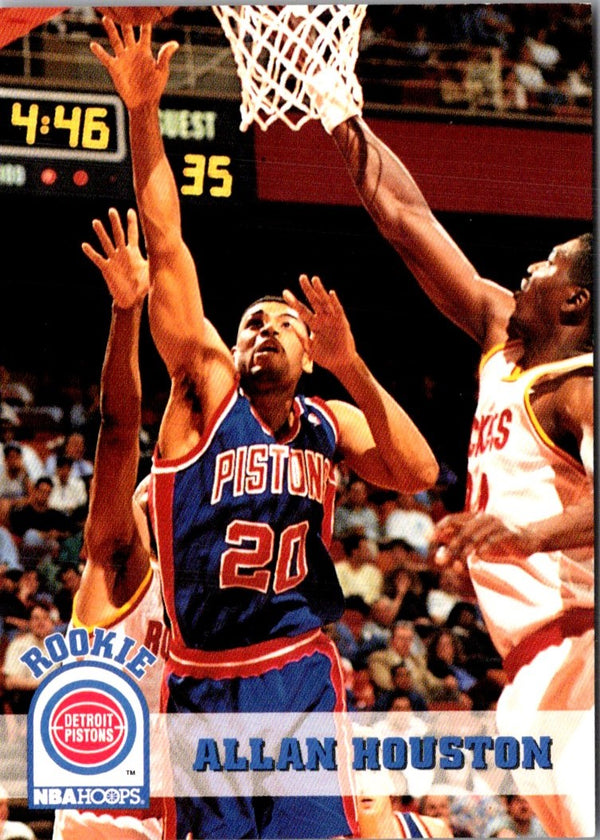 1993 Hoops Allan Houston #332 Rookie