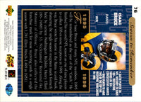 1996 Collector's Choice Season to Remember Blow-ups Isaac Bruce #76