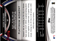 2013 Bowman Platinum Jason Heyward #63