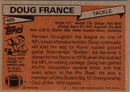 1981 Topps Doug France
