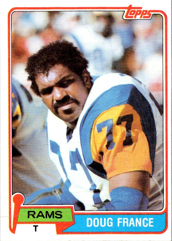 1981 Topps Doug France #466 Rookie