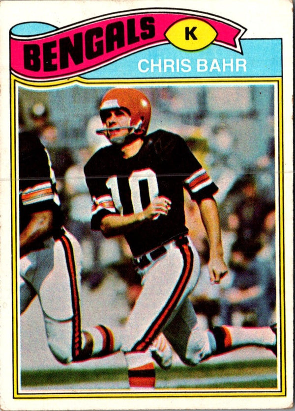 1977 Topps Chris Bahr #311 Rookie