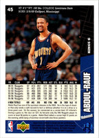1996 Collector's Choice German Mahmoud Abdul-Rauf #45