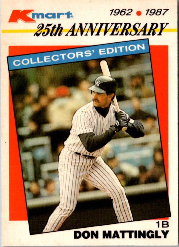 1987 Topps Kmart 25th Anniversary Don Mattingly #28