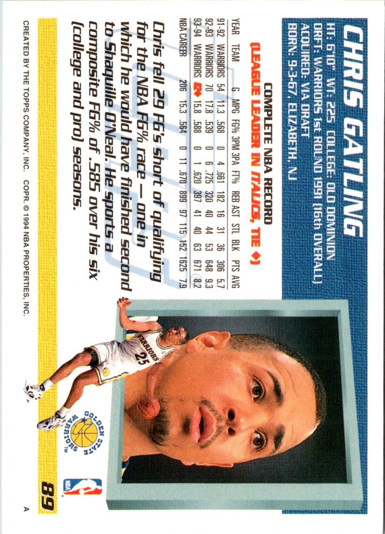 1994 Topps Chris Gatling