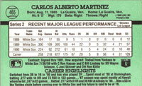 1991 Donruss Carlos Martinez #465