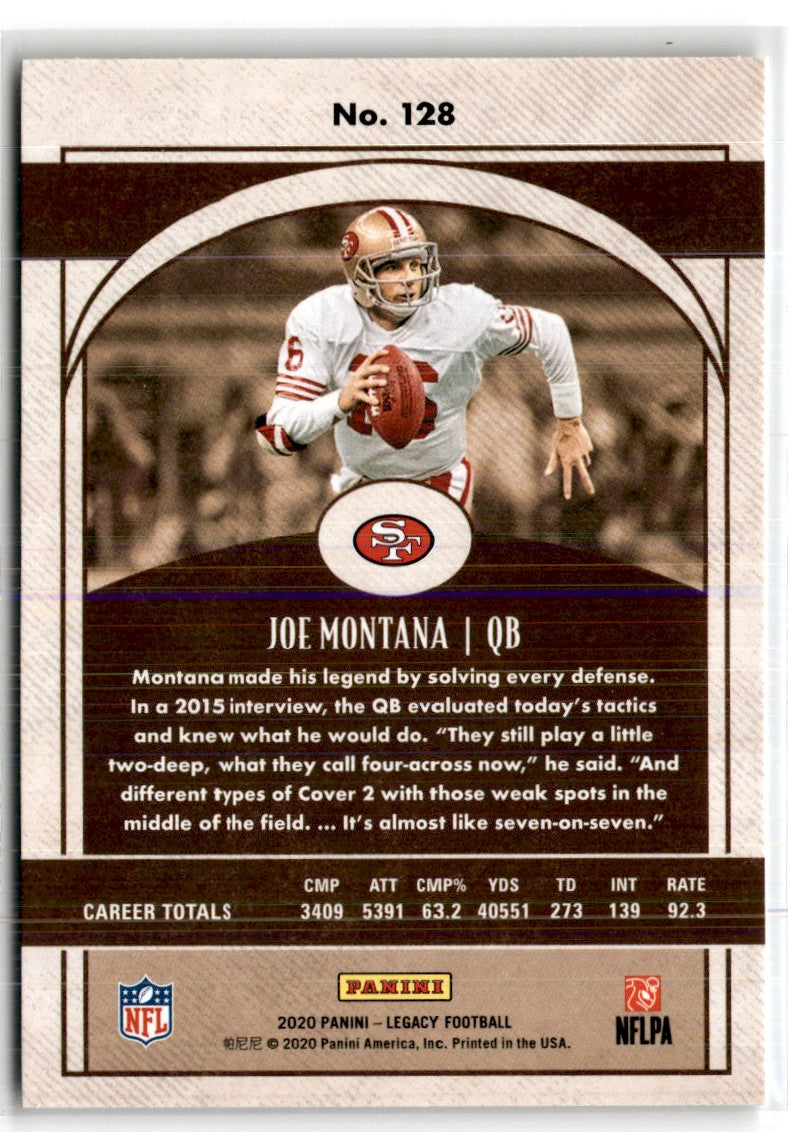 2020 Panini Legacy Joe Montana