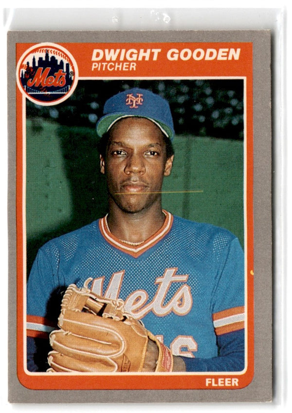 1985 Fleer Dwight Gooden #82 Rookie