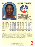 1989 Hoops Lester Conner #222 Rookie