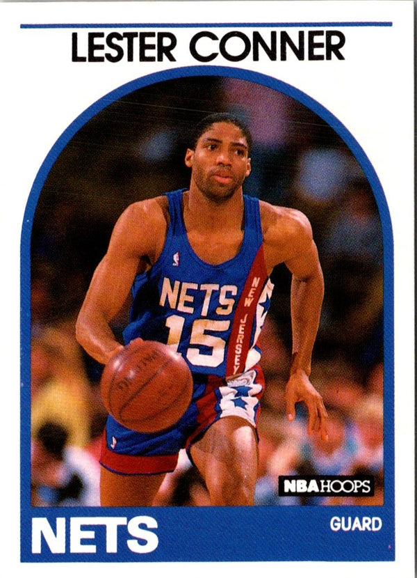 1989 Hoops Lester Conner #222 Rookie