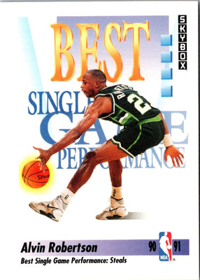 1991 SkyBox Alvin Robertson #312