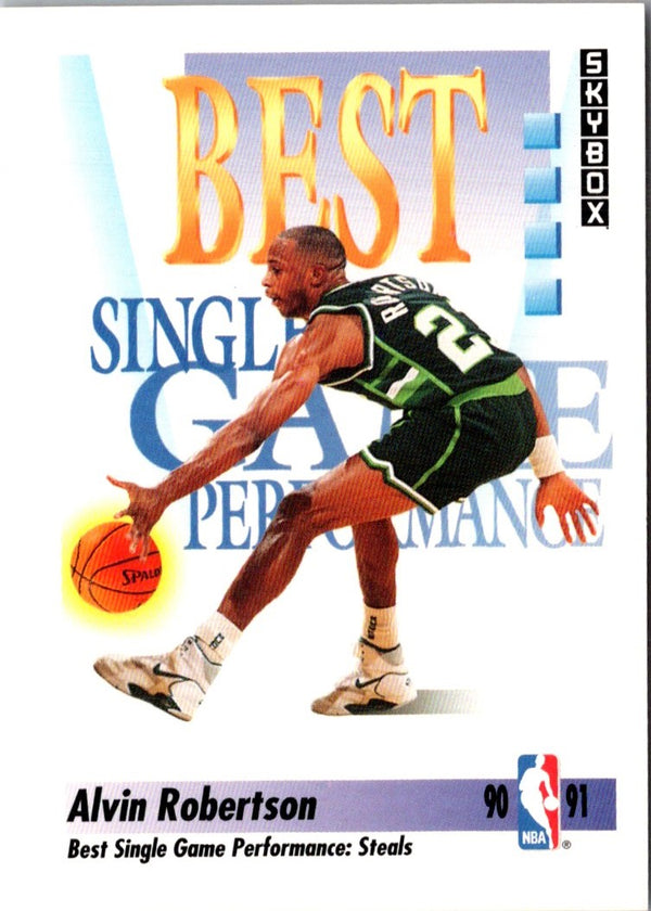 1991 SkyBox Alvin Robertson #312