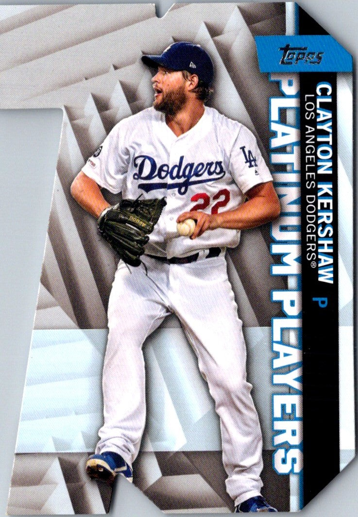 2021 Topps Platinum Players Die Cut Clayton Kershaw