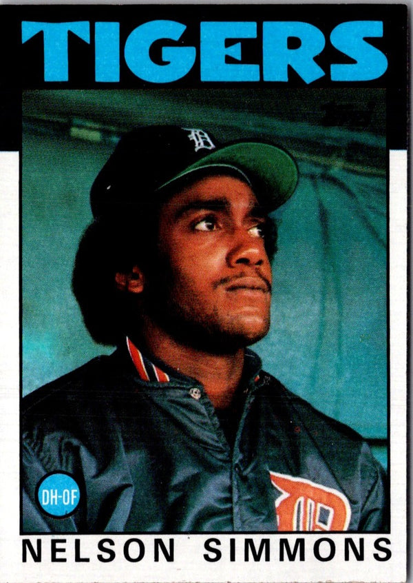 1986 Topps Nelson Simmons #121 Rookie