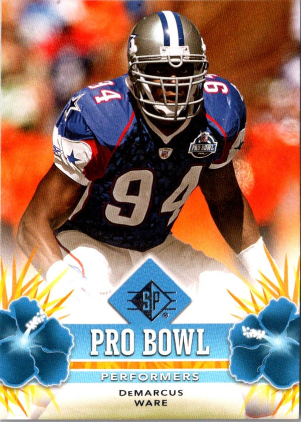 2008 SP Authentic Pro Bowl Performers DeMarcus Ware #PBP-14