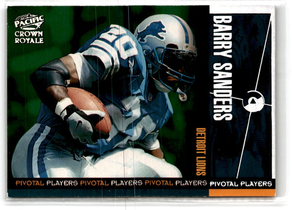 1998 Pacific Crown Royale Pivotal Players Barry Sanders #10