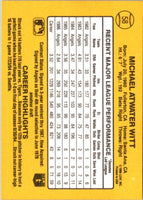 1987 Donruss Mike Witt #58