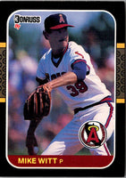 1987 Donruss Mike Witt #58