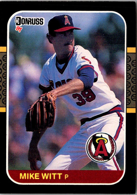 1987 Donruss Mike Witt #58