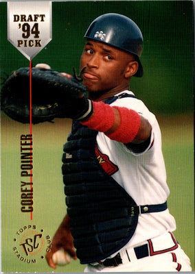 1994 Stadium Club Draft Picks Corey Pointer #89