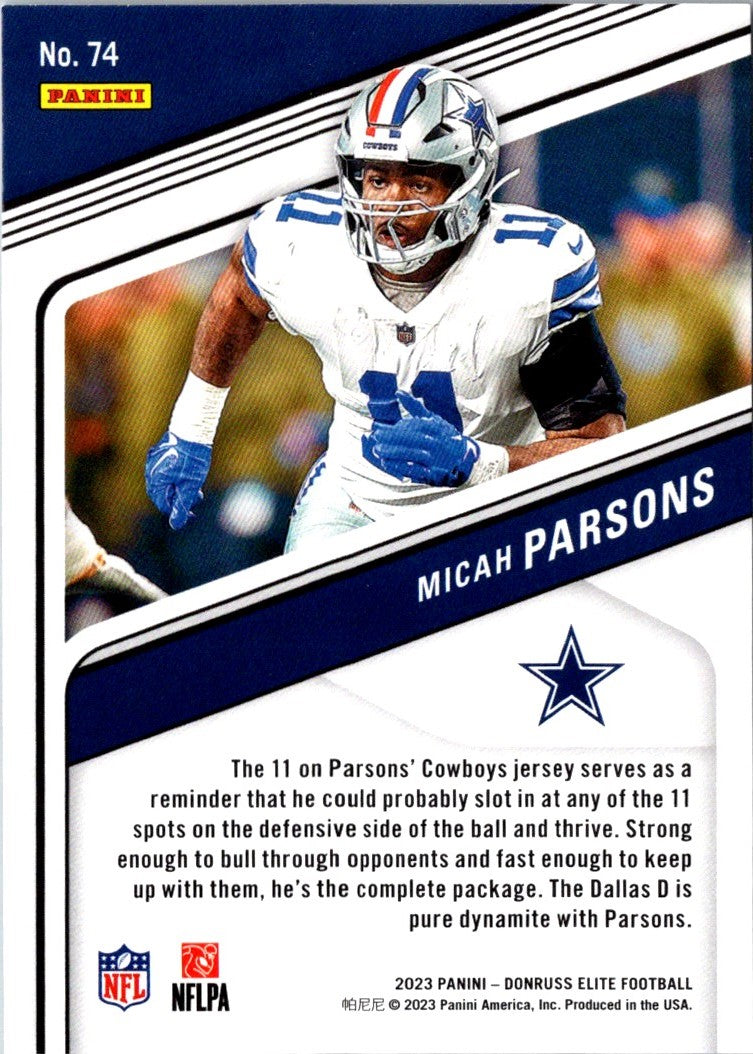 2023 Panini Micah Parsons