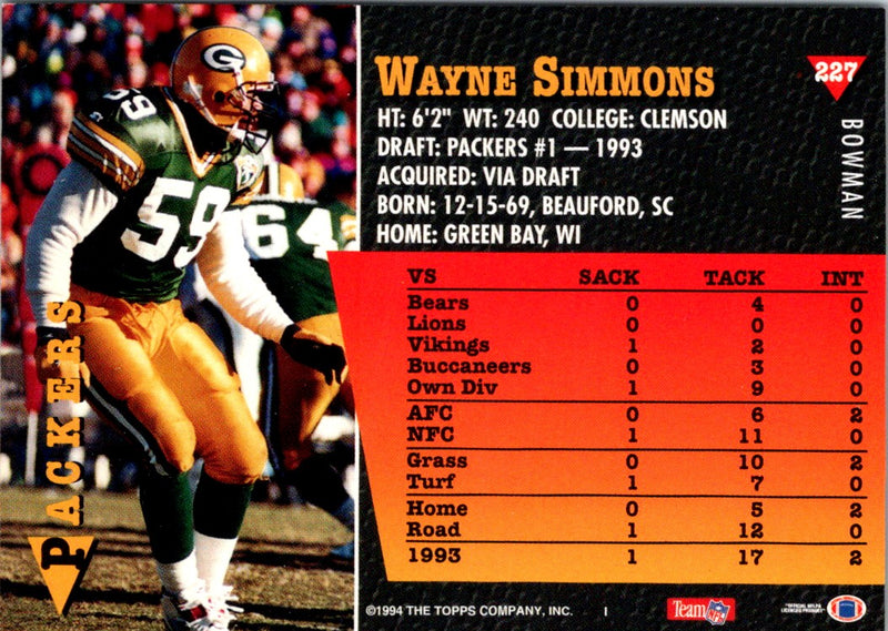 1994 Bowman Wayne Simmons