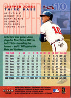 2001 Fleer E-X Chipper Jones #10