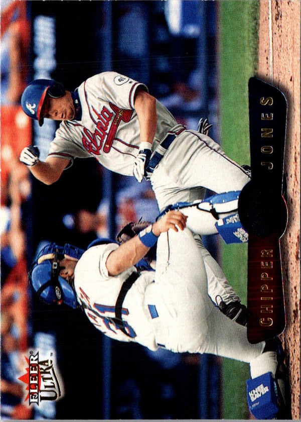 2001 Fleer E-X Chipper Jones #10