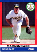 1991 Score 100 Superstars Mark McGwire