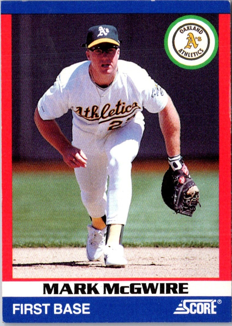 1991 Score 100 Superstars Mark McGwire