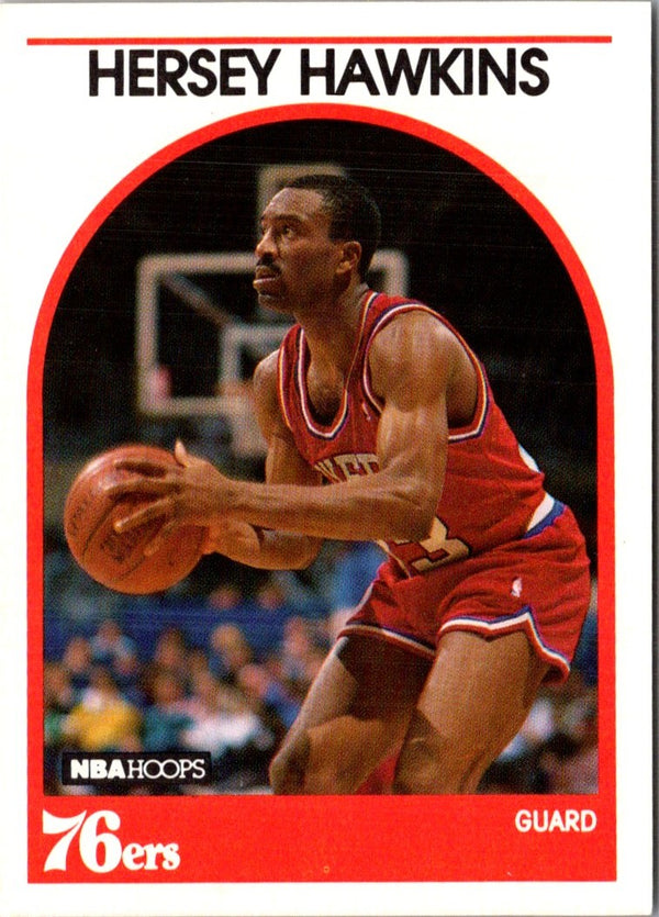 1989 Hoops Hersey Hawkins #137 Rookie