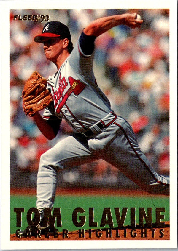 1993 Fleer Tom Glavine Career Highlights Tom Glavine #2