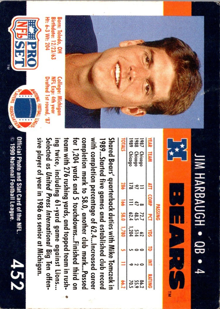 1990 Pro Set Jim Harbaugh