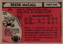 1980 Topps Reese McCall