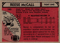 1980 Topps Reese McCall #143 Rookie
