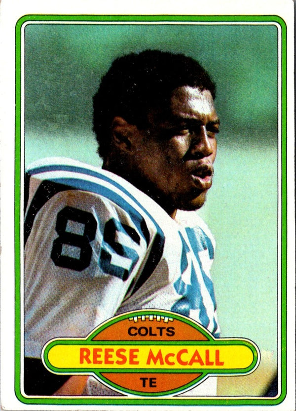 1980 Topps Reese McCall #143 Rookie