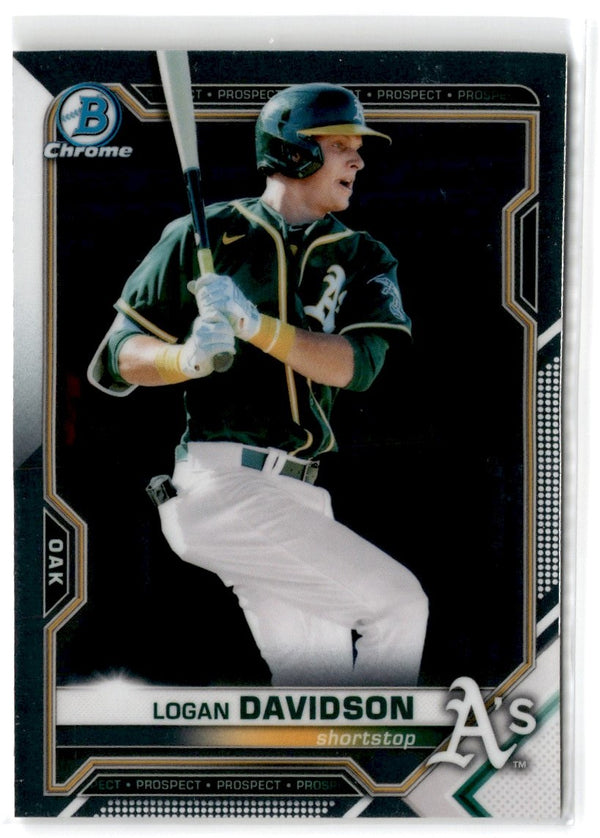 2021 Bowman Chrome Prospects Atomic Refractor Logan Davidson #BCP-115