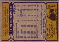 1979 Topps Tom Dempsey #317